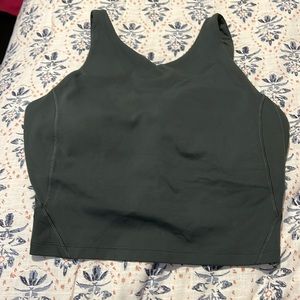 Like New Lululemon Align High Neck Tank, Smoked Spruce Size 8